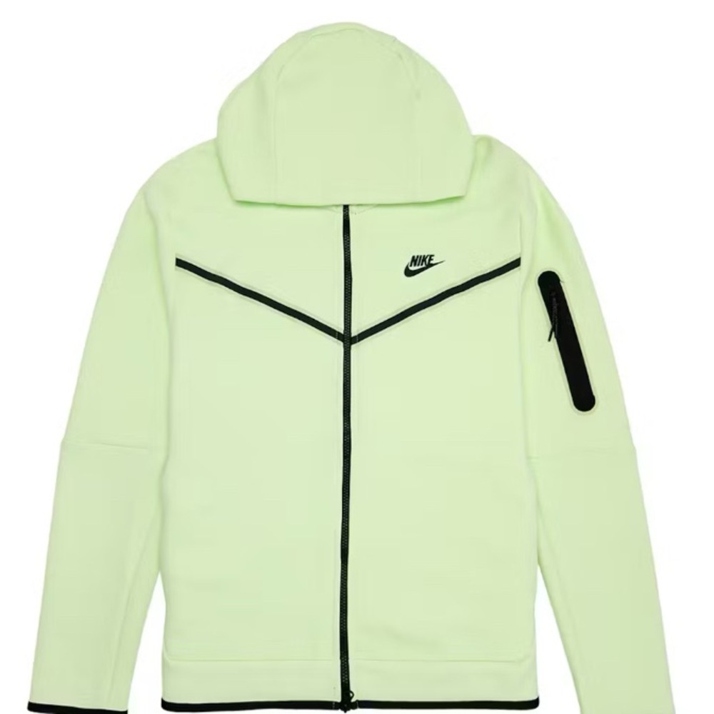 Nike Men’s Neon Green Hoodie with Black Trim